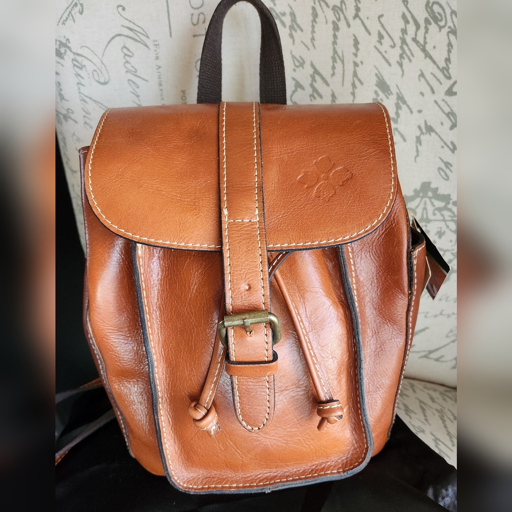 PATRICIA NASH Heritage Aberdeen Leather Backpack NWT - Picture 7 of 16